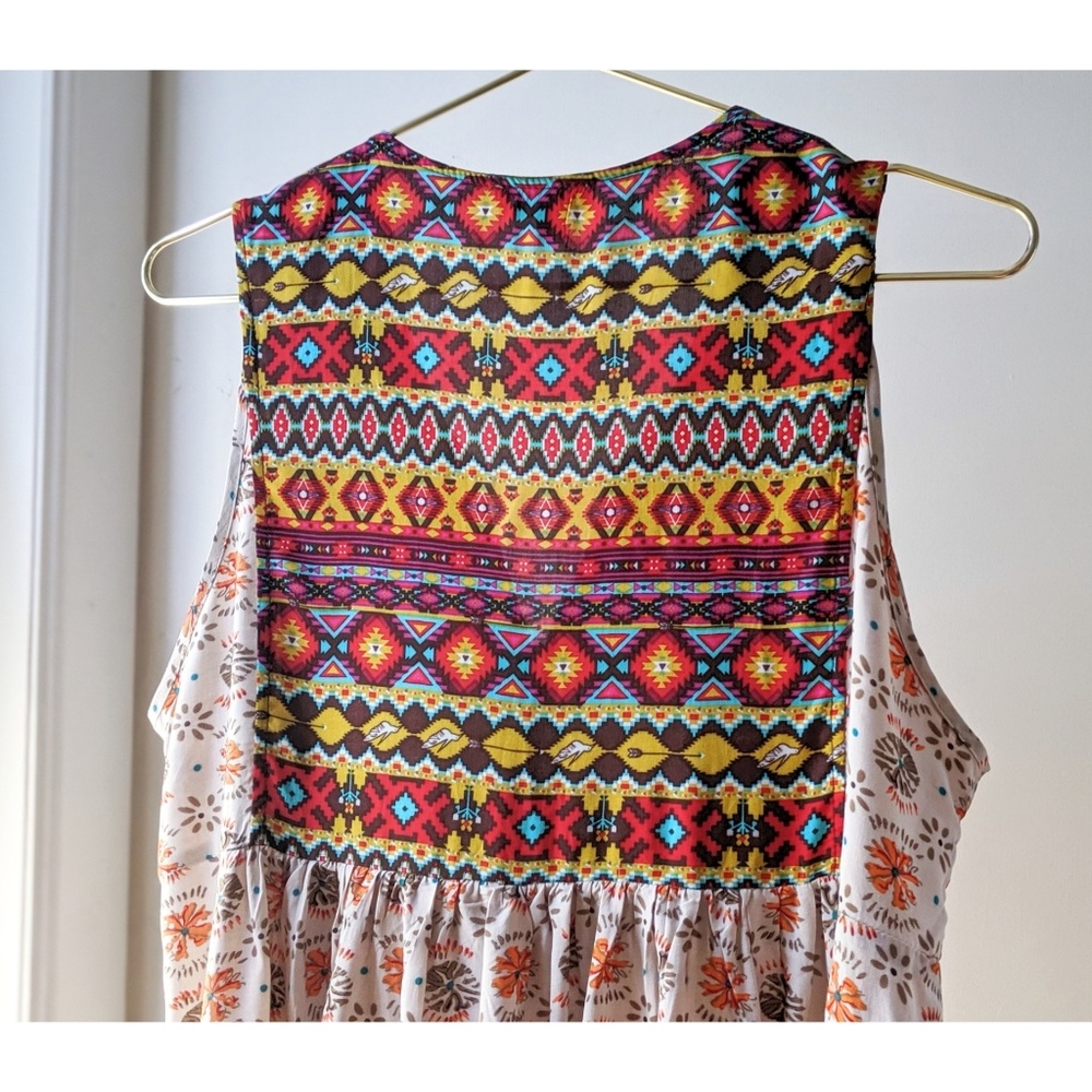 Umgee Western Tribal Babydoll Bohemian Dress - Picture 7 of 7